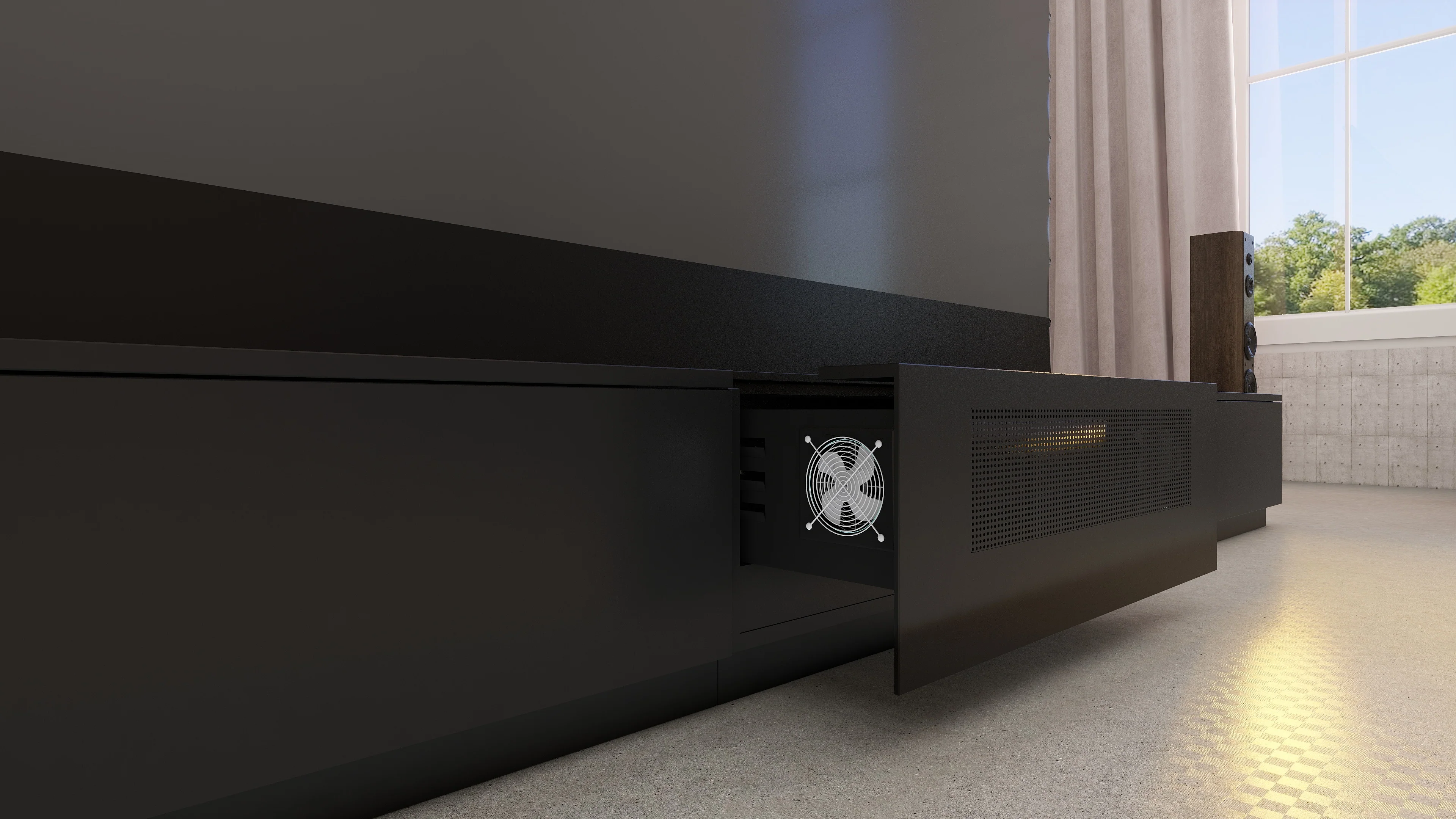 VIVIDSTORM Motorised Laser TV Cabinet Monte Carlo - 14